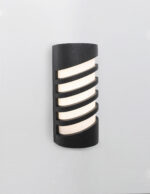 Aplica de perete Lupo 10W 3000K, Negru si Aluminiu Nova Luce