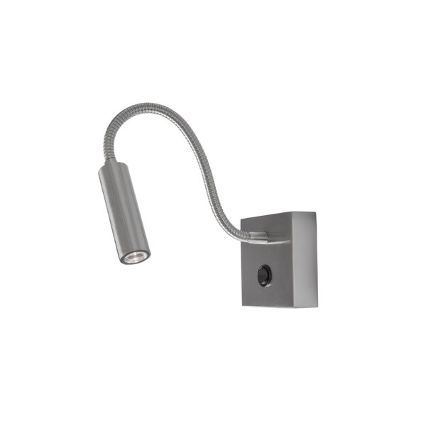 Aplica de perete Madison 3W 3000K, Nichel satinat si Aluminiu Nova Luce
