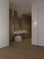 Aplica de perete Magnolia 10W, Crom si Aluminiu, Cristal Nova Luce