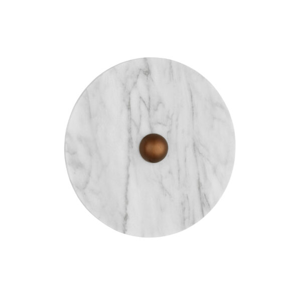 Aplica de perete Marbelle 9W 3000K, Marmura si Metal, Marmura Nova Luce