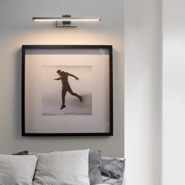 Aplica de perete Marnell 12W 3000K, Nichel si Metal, Acrilic Nova Luce