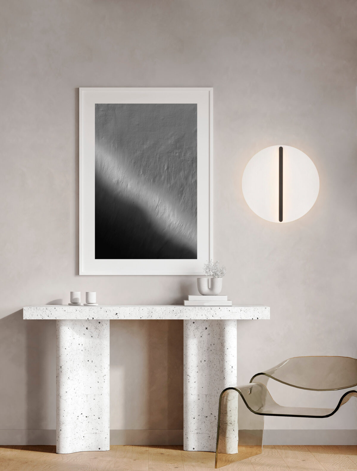 Aplica de perete Nalu 28W 3000K, Negru, Alb si Otel, Aluminiu, Silicon Nova Luce