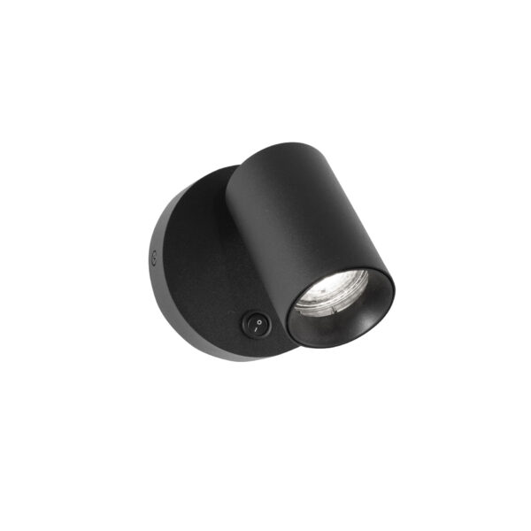 Aplica de perete Net 10W, Negru si Aluminiu Nova Luce