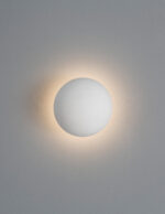 Aplica de perete Netune 6W 3000K, Alb si Aluminiu, Ipsos Nova Luce