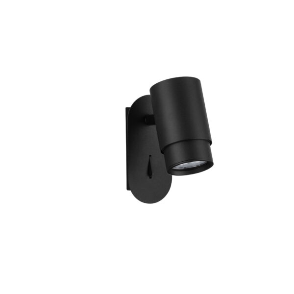 Aplica de perete Nime 10W, Negru si Aluminiu Nova Luce