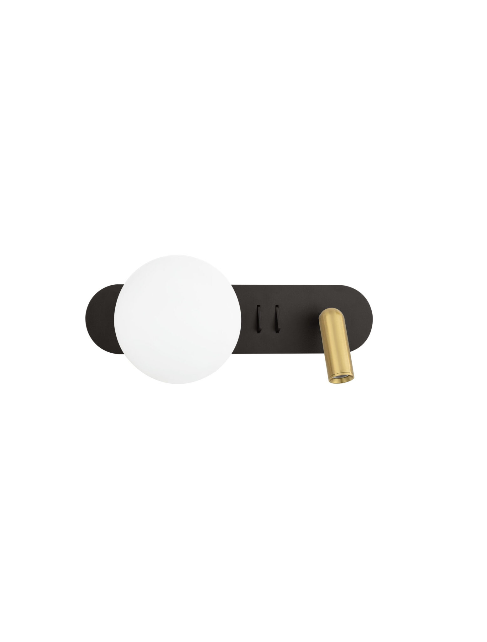 Aplica de perete Noble 8W 3000K, Alb si Sticla, Metal Nova Luce