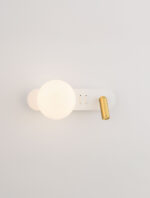 Aplica de perete Noble 8W 3000K, Negru si Sticla, Metal Nova Luce