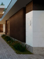 Aplica de perete Nocta 9W 3000K, Alb si Aluminiu Nova Luce