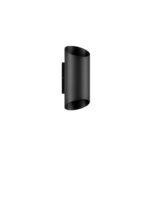 Aplica de perete Nocta 9W 3000K, Negru si Aluminiu Nova Luce