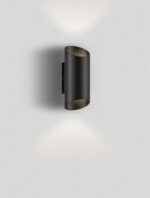 Aplica de perete Nocta 9W 3000K, Negru si Aluminiu Nova Luce