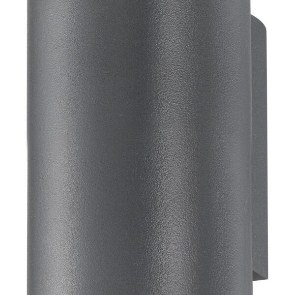 Aplica de perete Nodus 10W, Gri inchis si Aluminiu Nova Luce