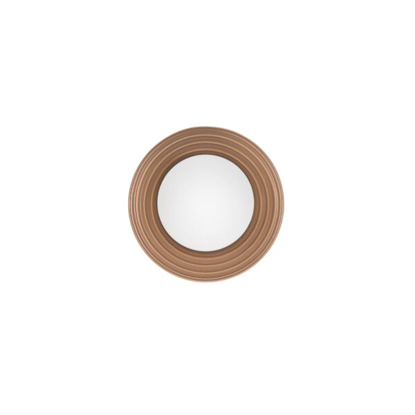 Aplica de perete Orbique 5W, Alb, Caramel si Sticla, Ceramica Nova Luce