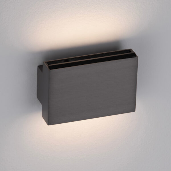 Aplica de perete Oti 10W 3000K, Nichel fumuriu si Aluminiu Nova Luce
