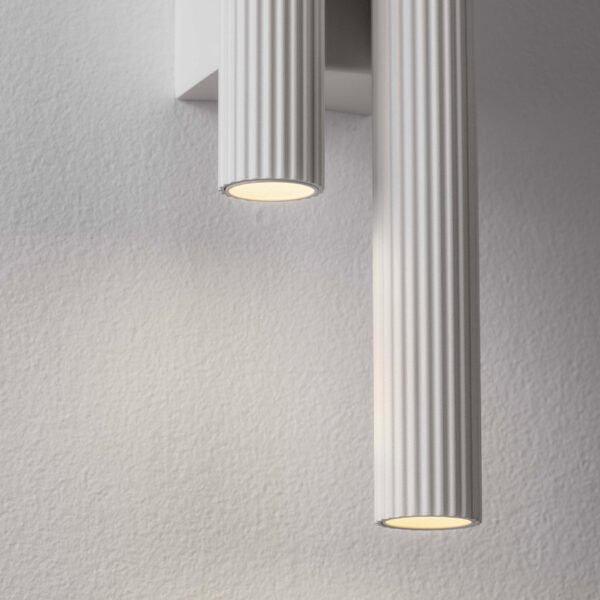 Aplica de perete Paron 15W 3000K, Alb si Aluminiu Nova Luce