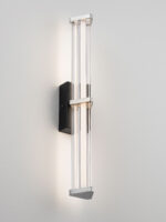Aplica de perete Pheme 7W 3000K, Nichel si Metal, Acrilic Nova Luce