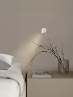 Aplica de perete Pictor 3W 3000K, Alb si Aluminiu Nova Luce