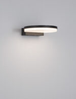 Aplica de perete Posen 10W 3000K, Negru si Aluminiu Nova Luce