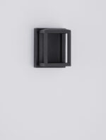 Aplica de perete Prive 9W 3000K, Negru si Aluminiu Nova Luce