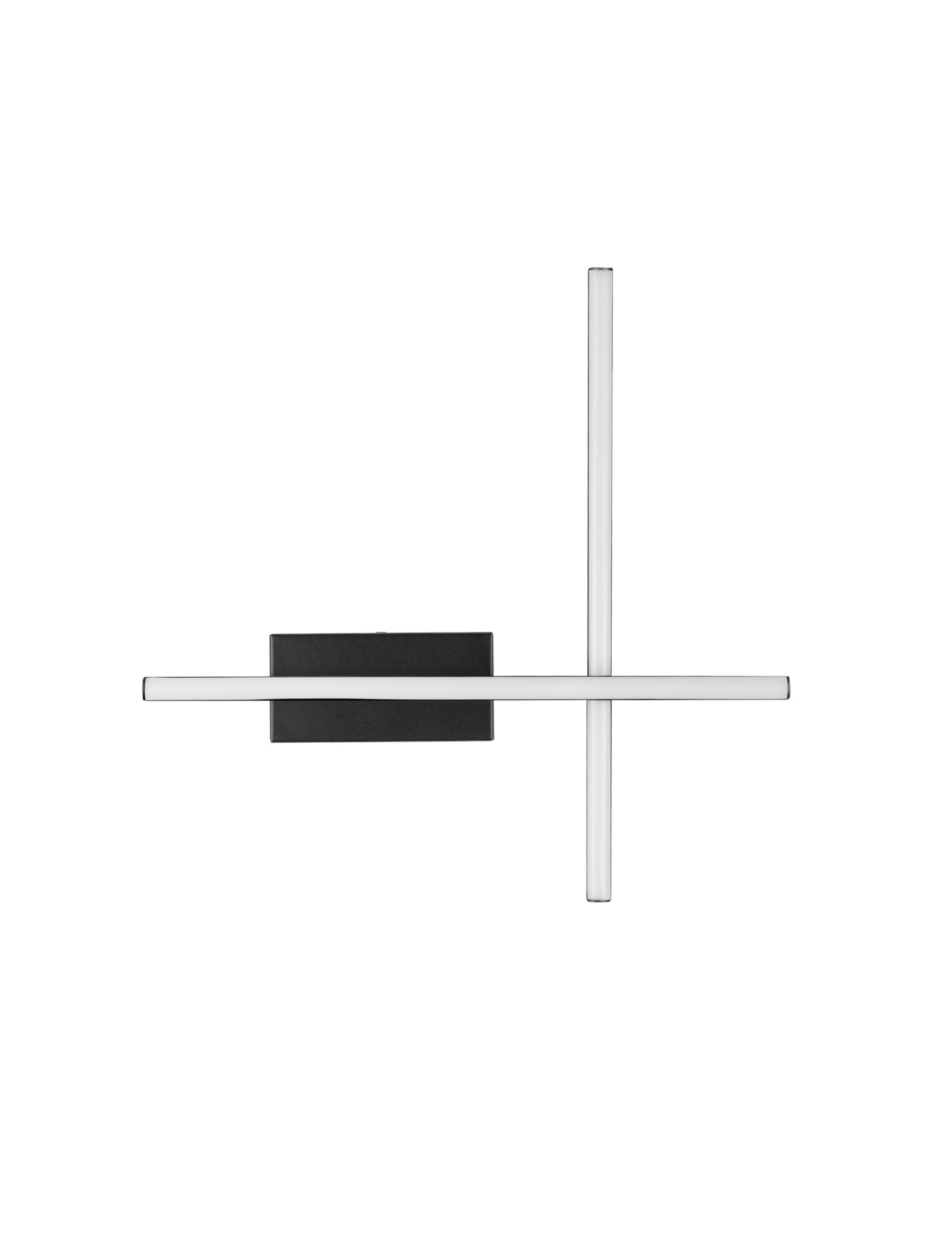 Aplica de perete Quam 14W 3200 K, Negru si Otel, Aluminiu, Acrilic Nova Luce