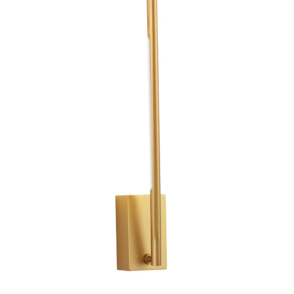 Aplica de perete Raccio 6W 3000K, Auriu si Metal, Acrilic Nova Luce