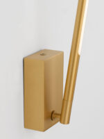 Aplica de perete Raccio 6W 3000K, Auriu si Metal, Acrilic Nova Luce