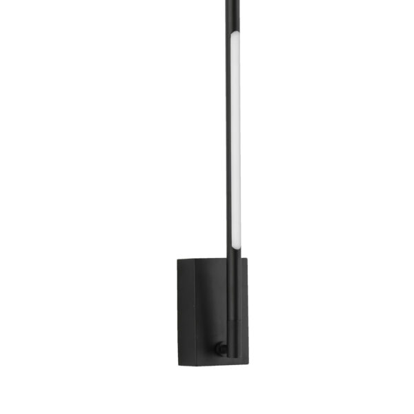 Aplica de perete Raccio 6W 3000K, Negru si Metal, Acrilic Nova Luce