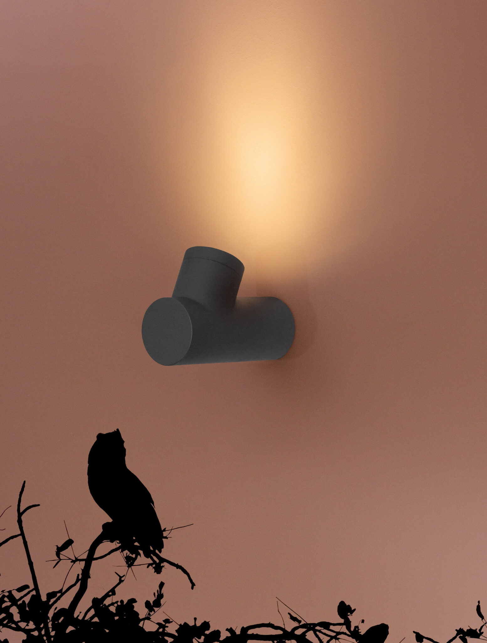Aplica de perete Ramo 10W, Gri inchis si Aluminiu Nova Luce
