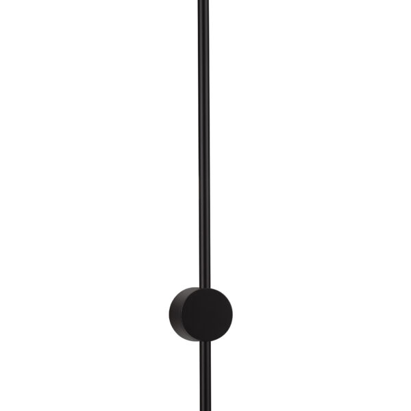 Aplica de perete Ridge 12W 3000K, Negru si Aluminiu Nova Luce