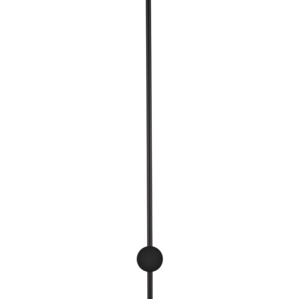 Aplica de perete Ridge 19W 3000K, Negru si Aluminiu Nova Luce