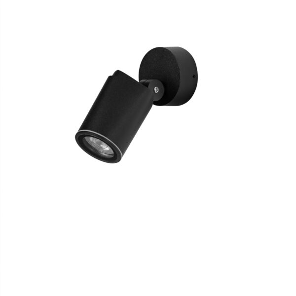 Aplica de perete Spy 10W, Negru si Aluminiu Nova Luce