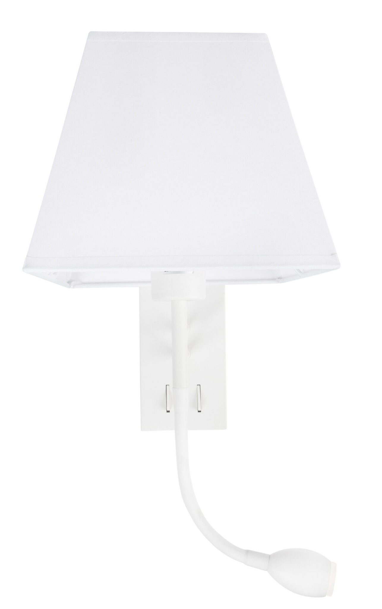 Aplica de perete Valencia 3W 3000K, Alb, Nichel satinat si Aluminiu Nova Luce