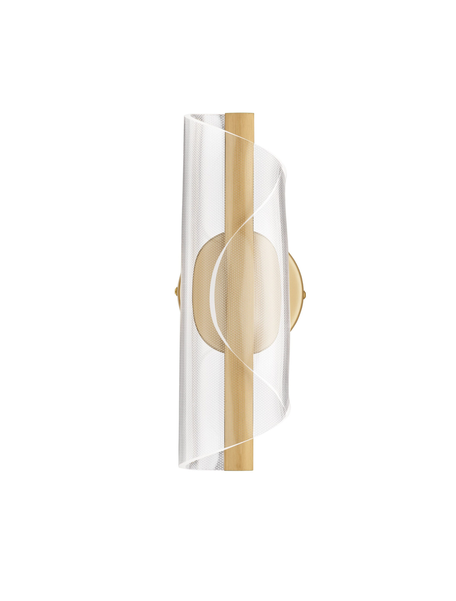 Aplica de perete Valentin 9W 3000K, Auriu si Aluminiu, Acrilic Nova Luce