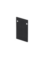 Capac de capat Buxton, Negru si Aluminiu Nova Luce