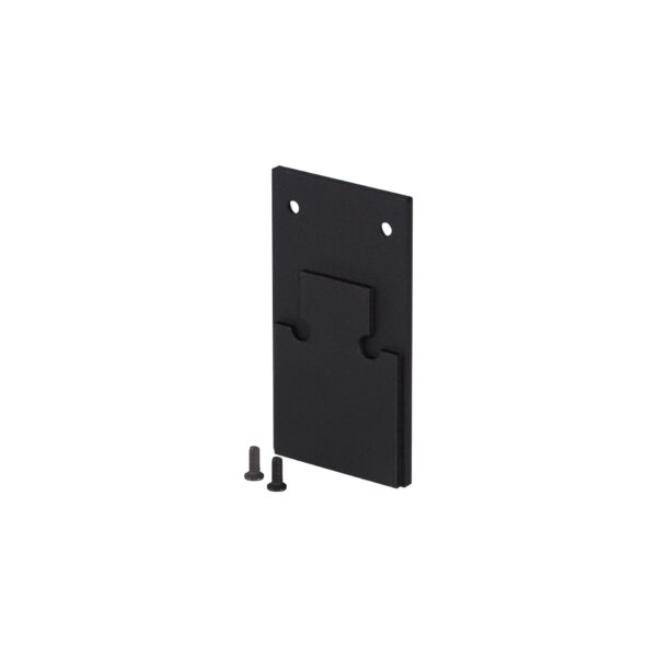 Capac de capat Buxton, Negru si Aluminiu Nova Luce