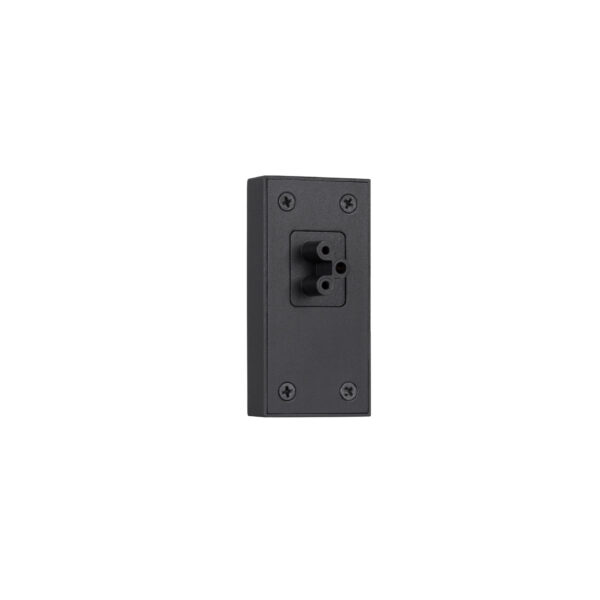 Capac de capat Lina, Negru si Aluminiu Nova Luce
