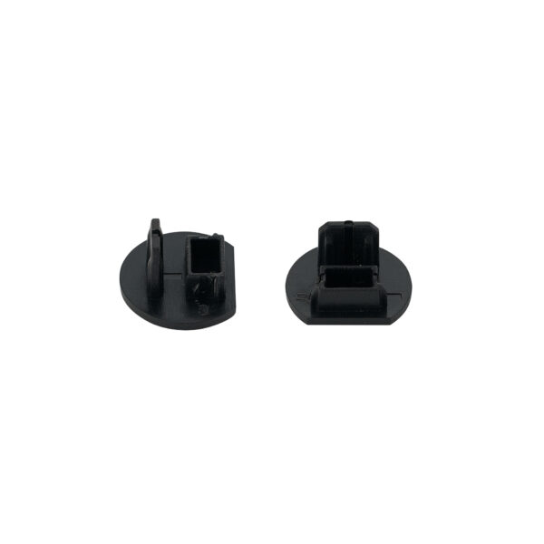 Capac de capat Minimal, Negru si Policarbonat Nova Luce
