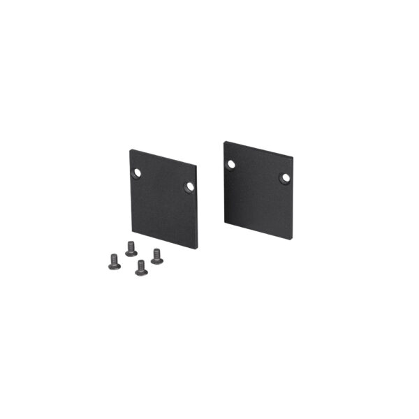 Capac de capat Planet, Negru si Aluminiu Nova Luce
