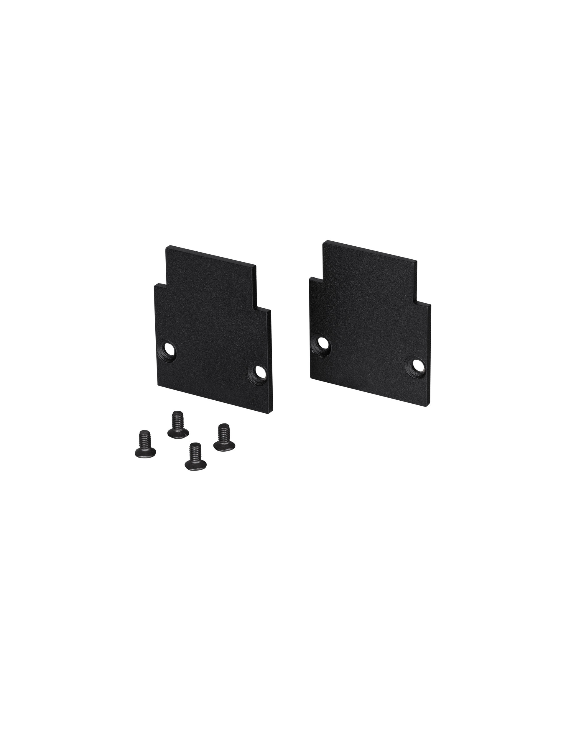 Capac de capat Planet, Negru si Aluminiu Nova Luce