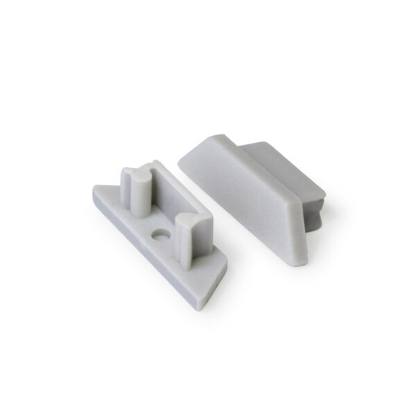 Capac terminal ARC12 Gri pentru profil LED TOPMET