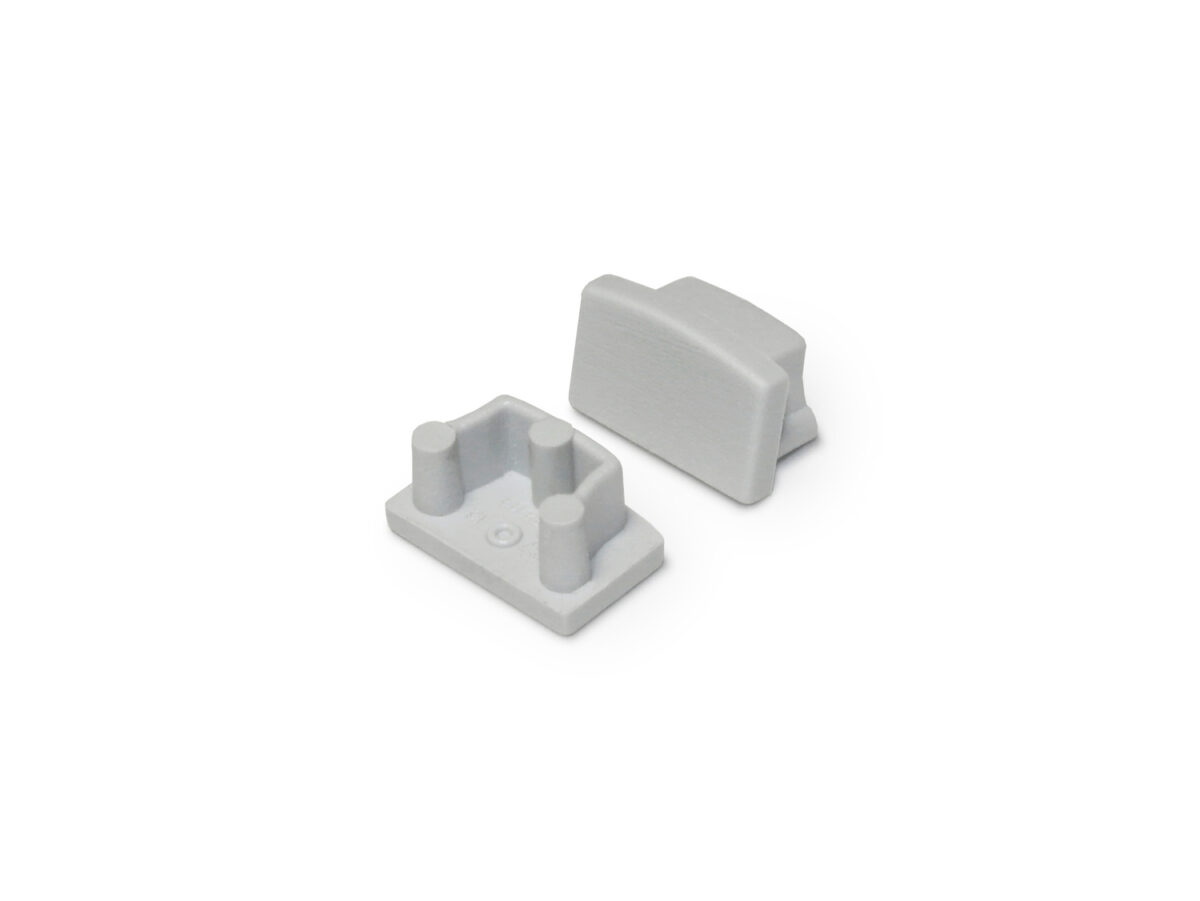 Capac terminal BEGTON12 C Gri pentru profil LED TOPMET