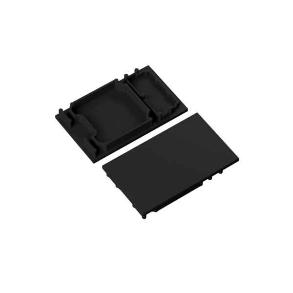 Capac terminal COMBO30-01A Negru pentru profil LED TOPMET