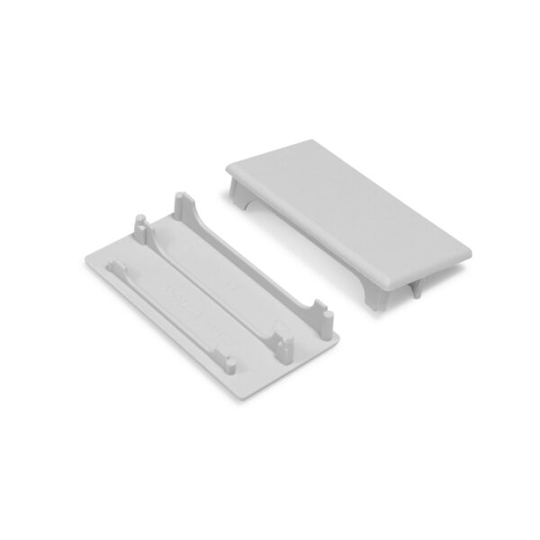 Capac terminal LOWI Gri pentru profil LED TOPMET