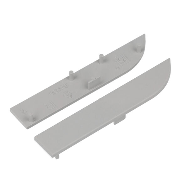 Capac terminal SKIRT10 Gri pentru profil LED TOPMET