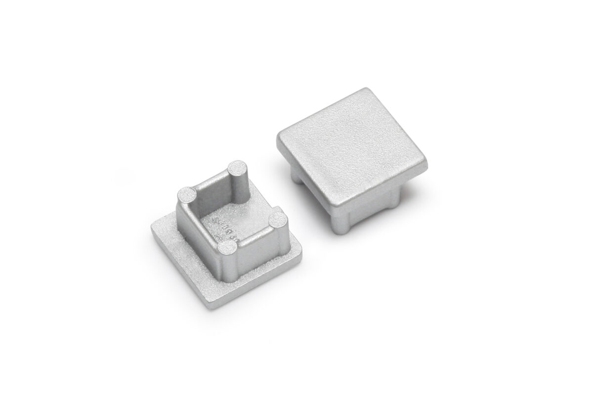 Capac terminal SMART10 Argintiu pentru profil LED TOPMET