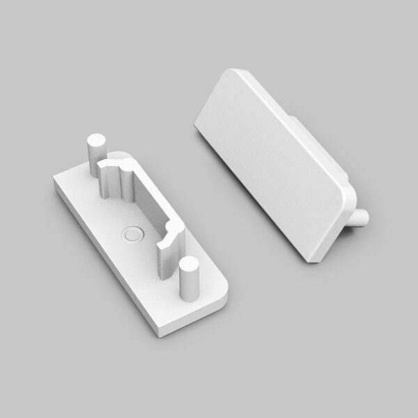 Capac terminal SURFACE14 gen2 Alb pentru profil LED TOPMET