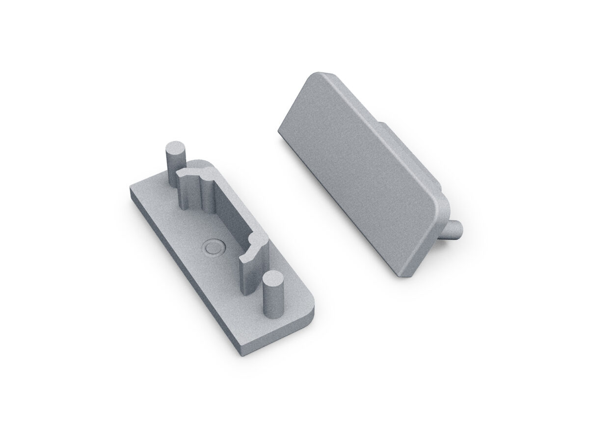 Capac terminal SURFACE14 gen2 Argintiu pentru profil LED TOPMET