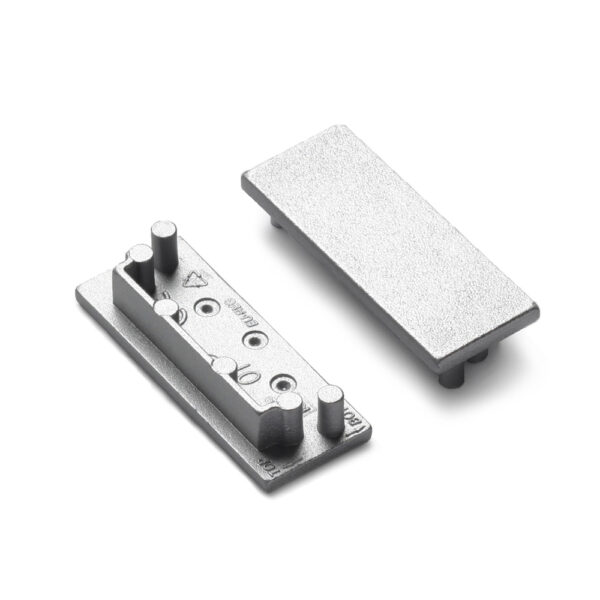 Capac terminal VARIO30-01 Argintiu pentru profil LED TOPMET