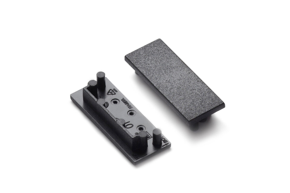 Capac terminal VARIO30-01 Negru pentru profil LED TOPMET