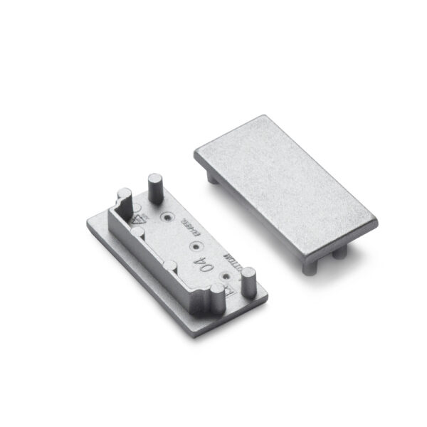 Capac terminal VARIO30-04 Argintiu pentru profil LED TOPMET