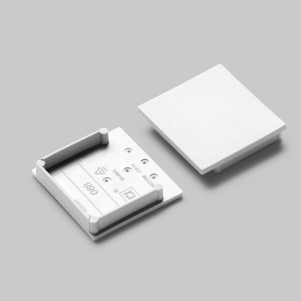 Capac terminal VARIO30-08B Alb pentru profil LED TOPMET